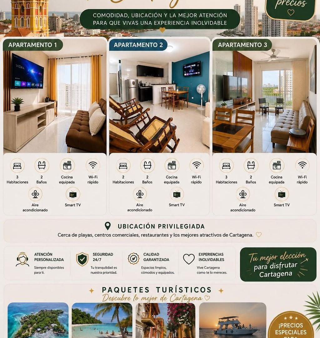 De Lujo 3rooms Ac Con Vista A Laguna Y Mar Apartamento *