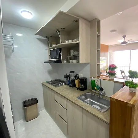 De Lujo 3rooms Ac Con Vista A Laguna Y Mar Apartamento Cartagena